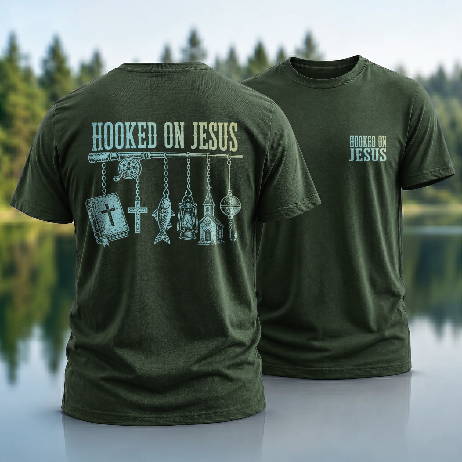 Hooked On Jesus T-Shirt