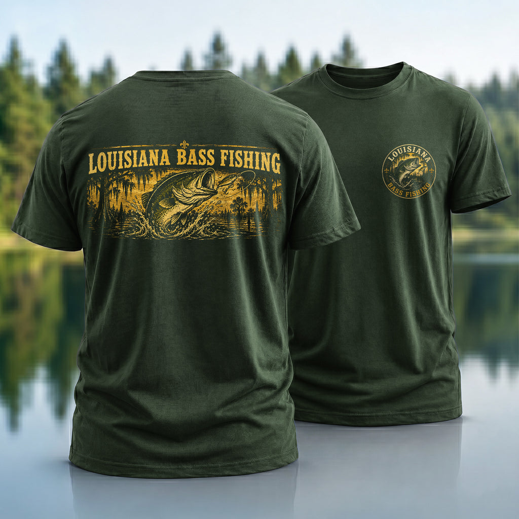 Louisiana Bass Fishing T-shirt
