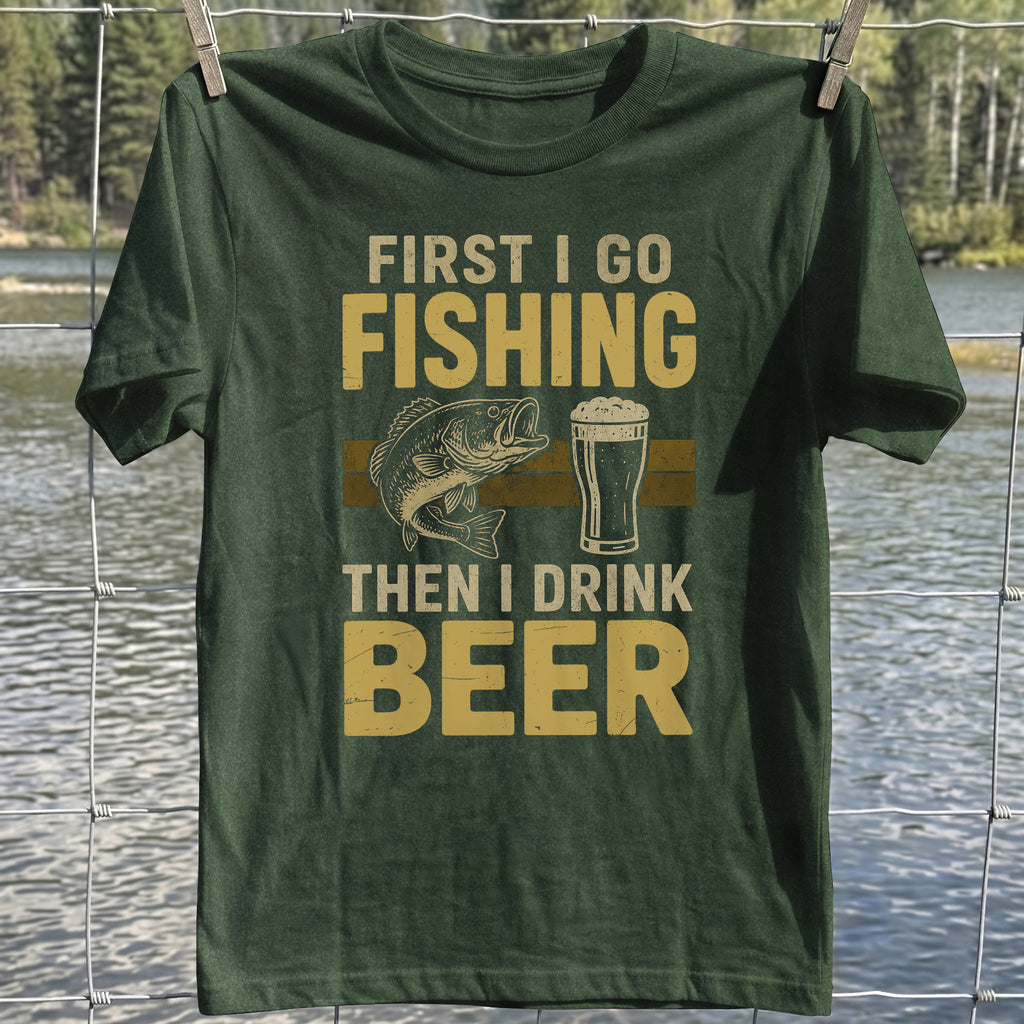 Fishing Then Beer T-Shirt