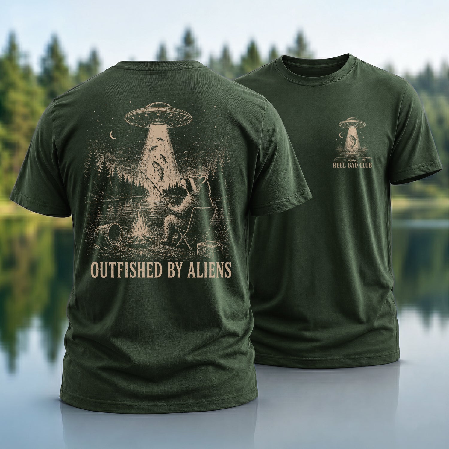 Outfished By Aliens T-shirt