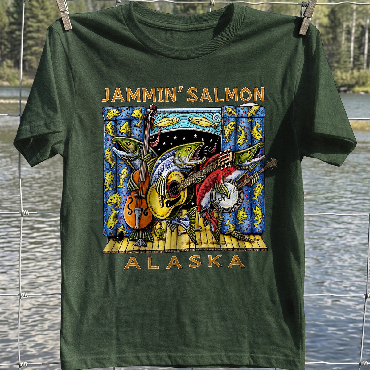 Jammin' Salmon Alaska T-Shirt