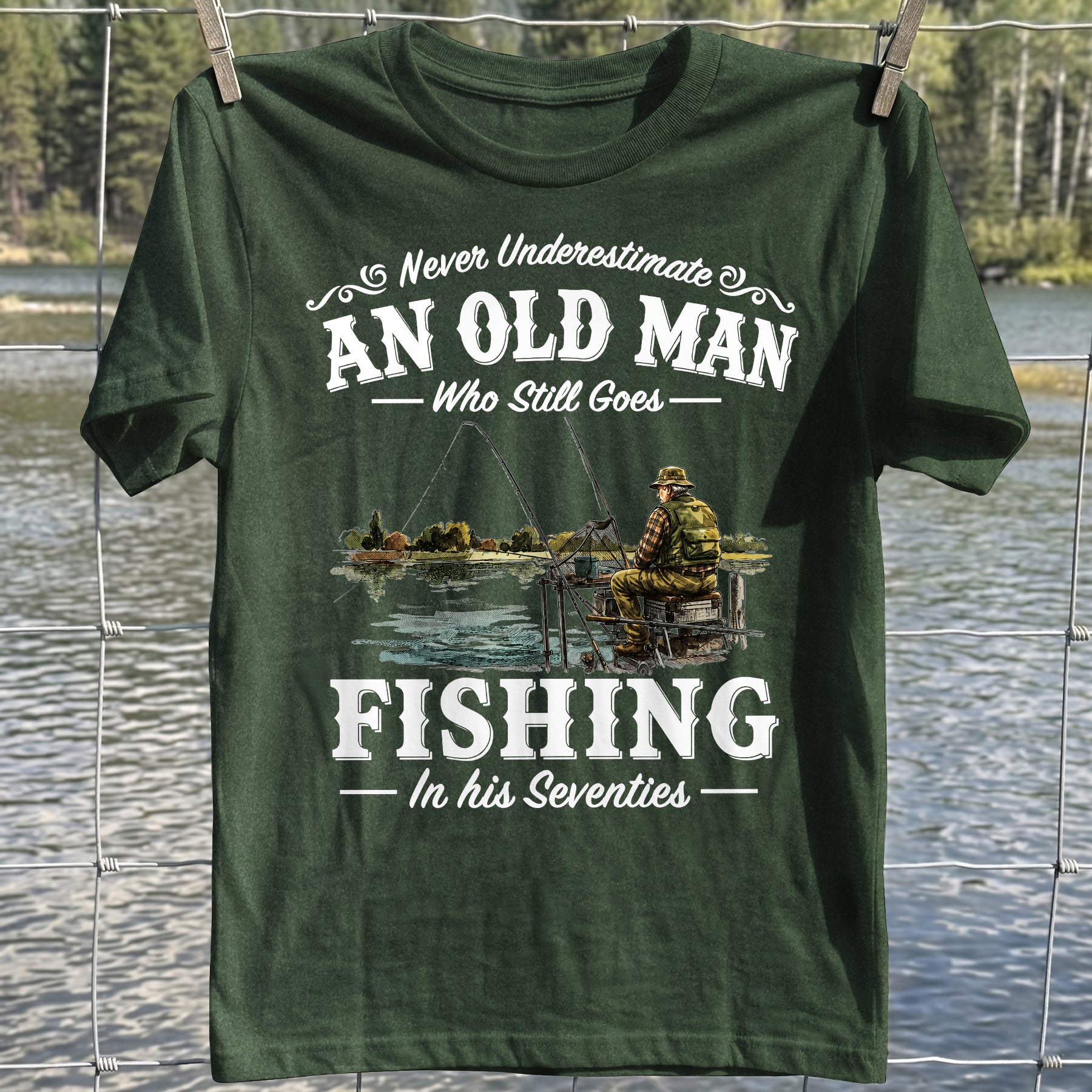 Seventies Fishing T-shirt