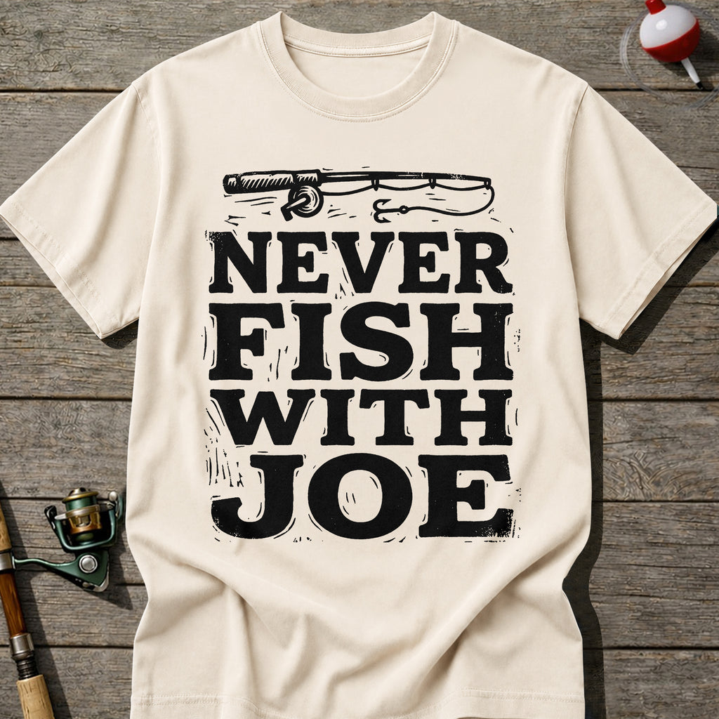 Never Fish With Joe T-Shirt