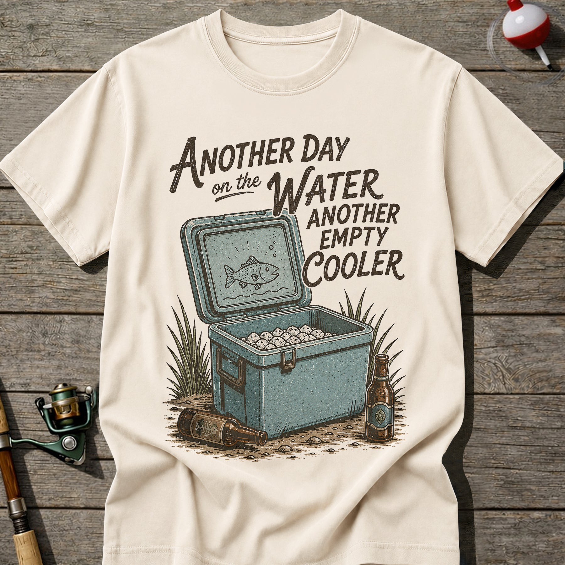 Empty Cooler Fishing T-shirt