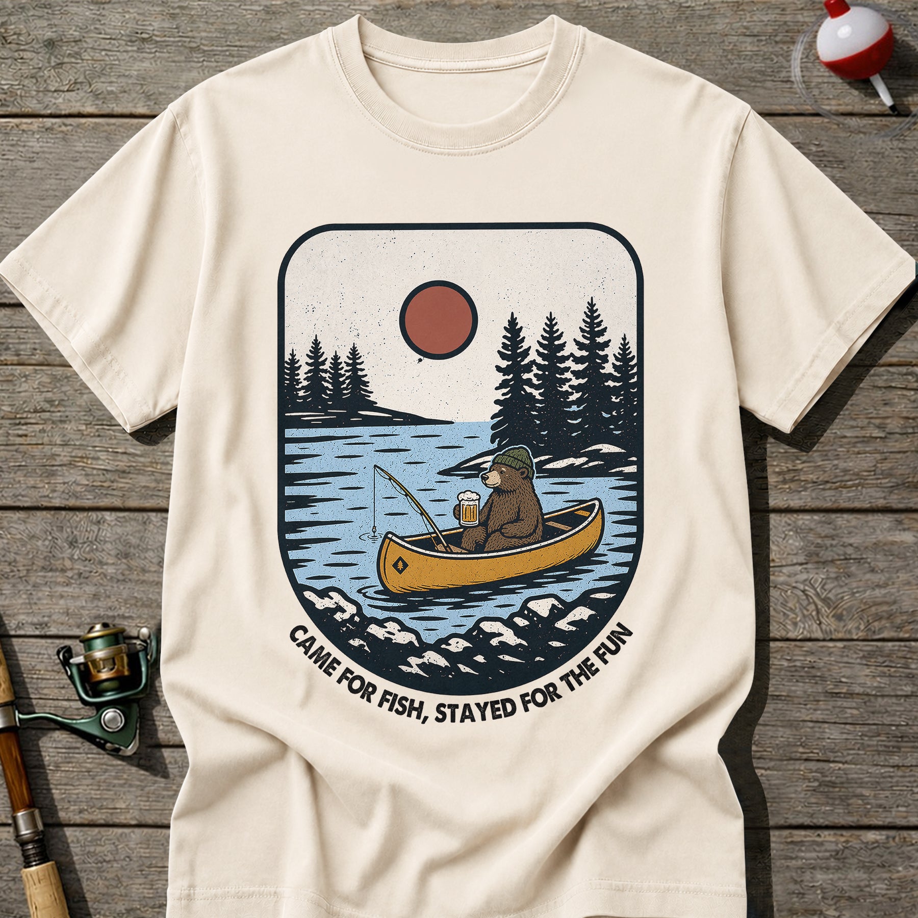 Chill Bear Fishing T-Shirt