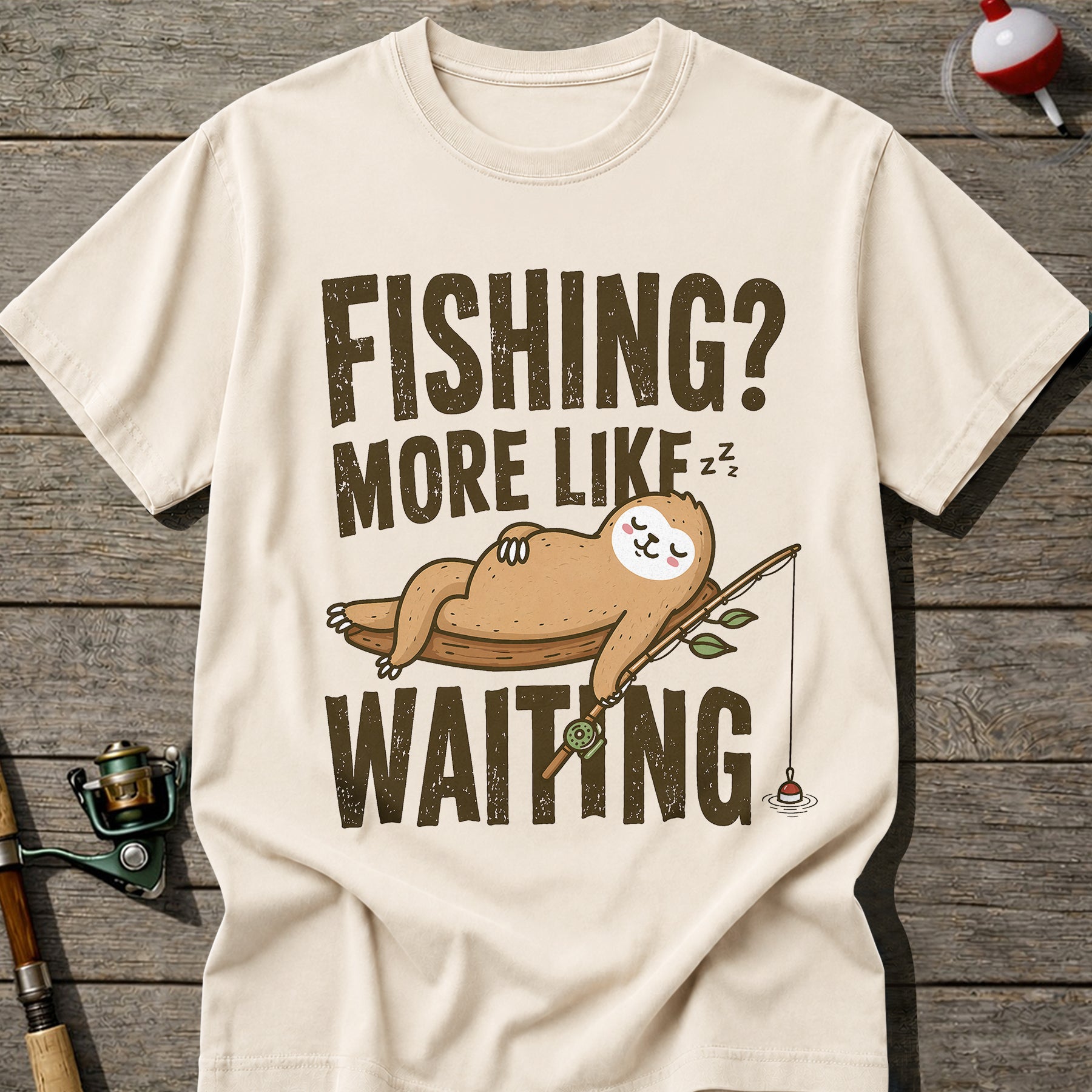 Fishing More Like Waiting T-Shirt