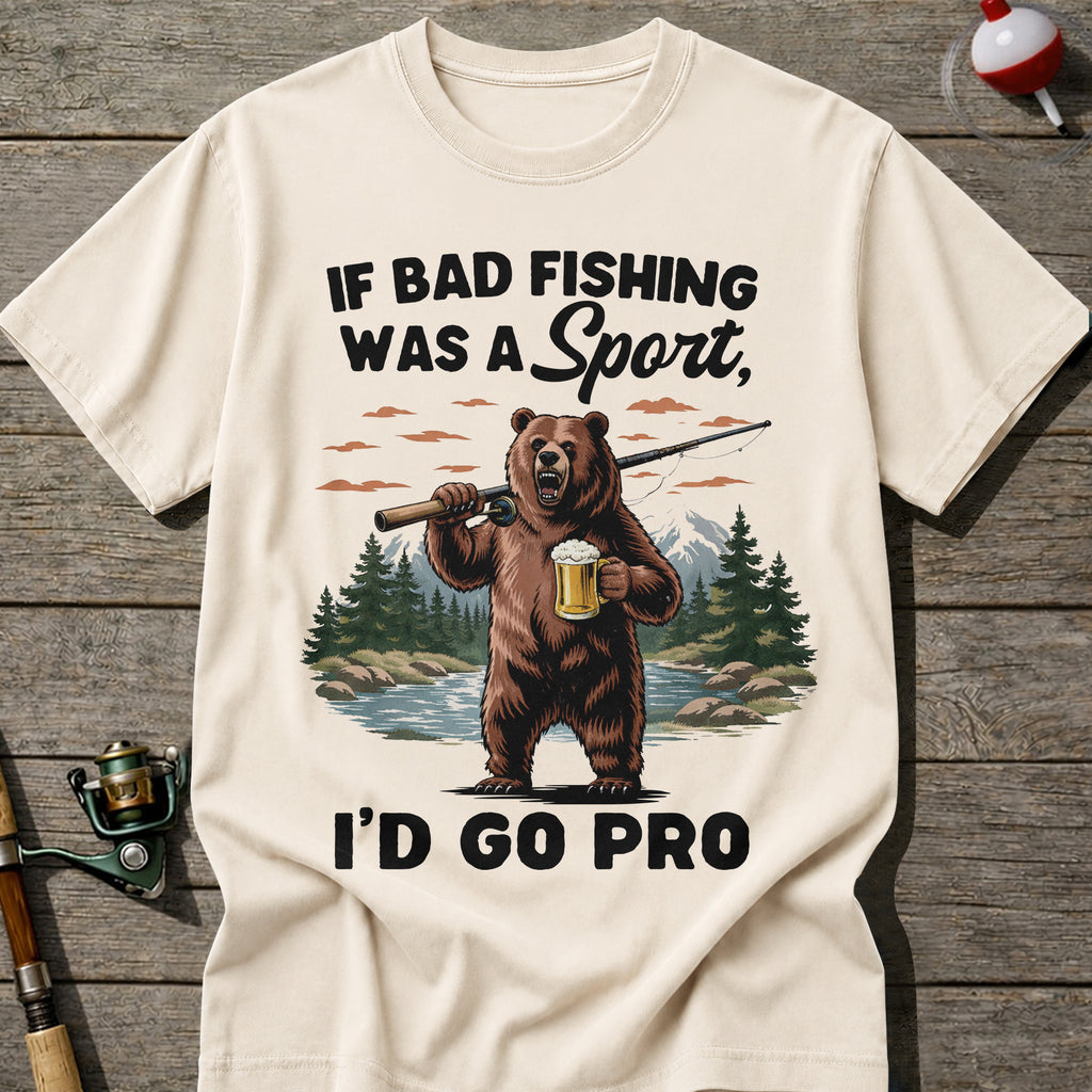Fishing Bear T-Shirt