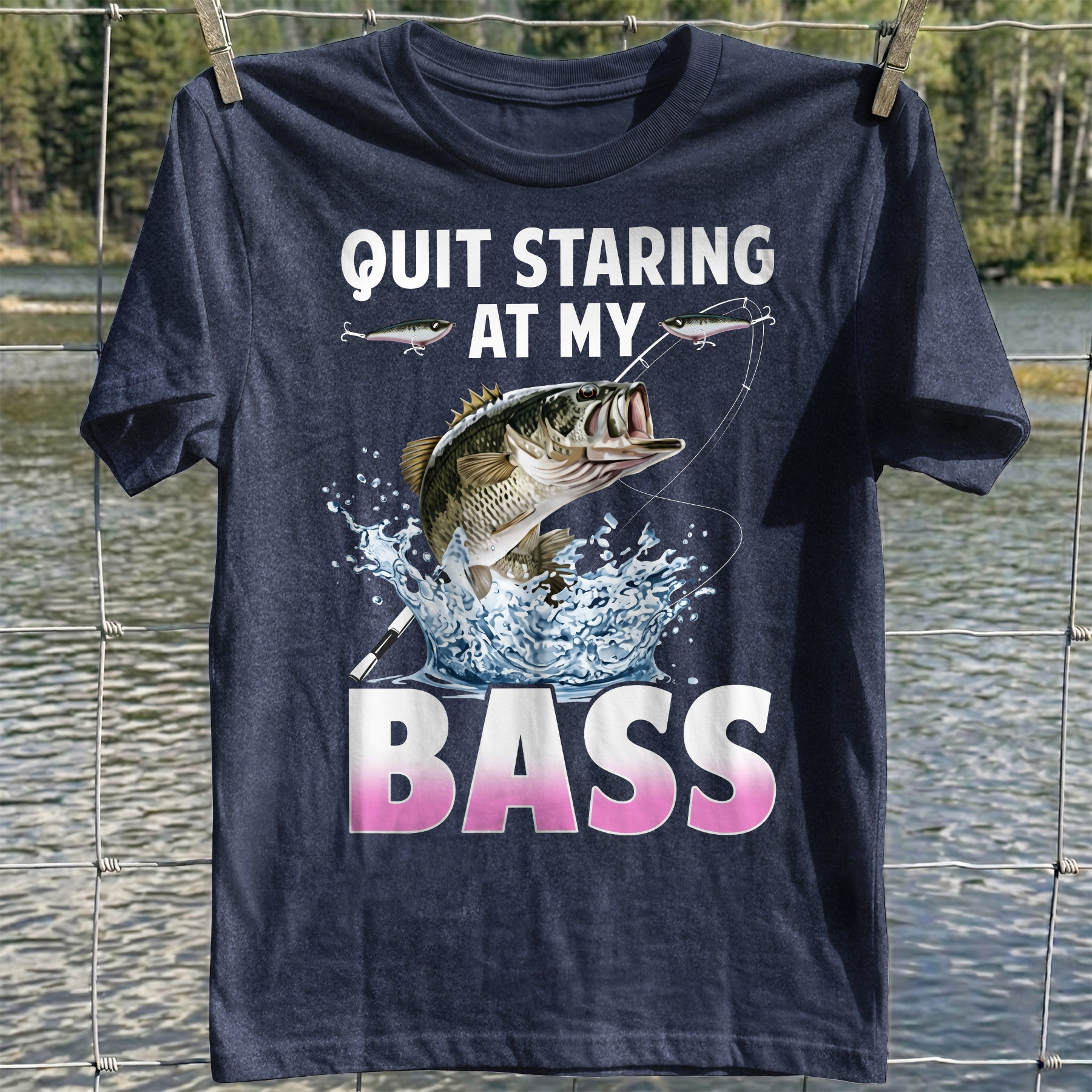 Bass Staring T-shirt
