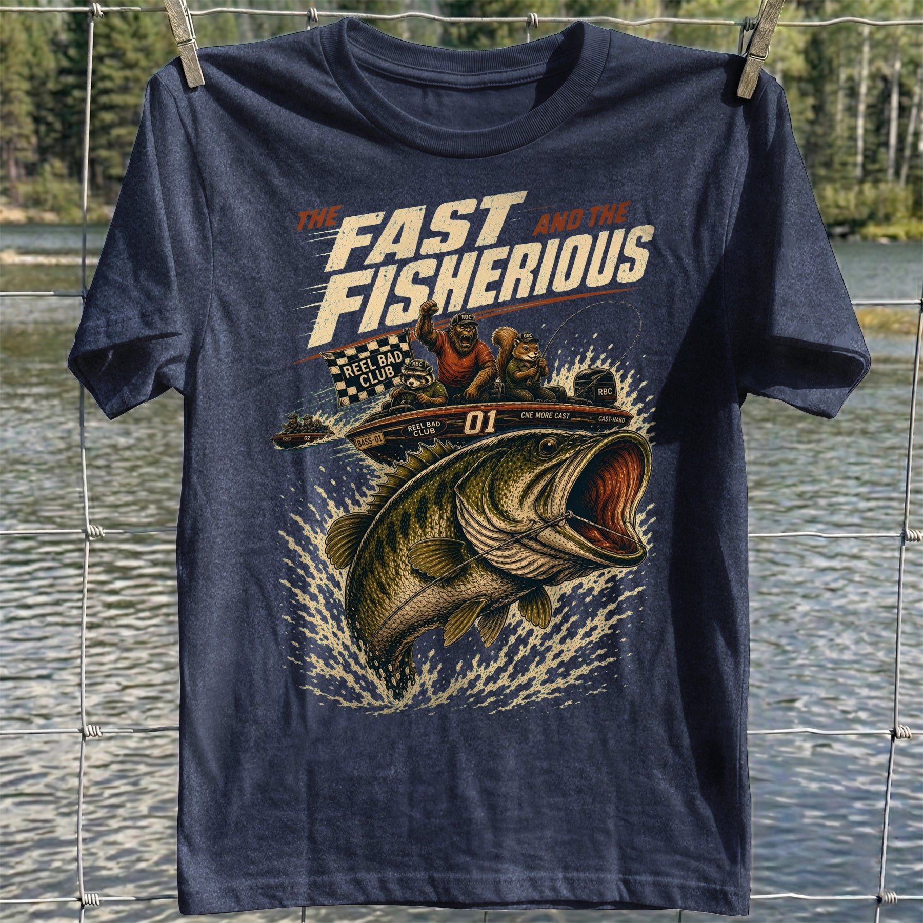 Fast and Fisherious T-shirt