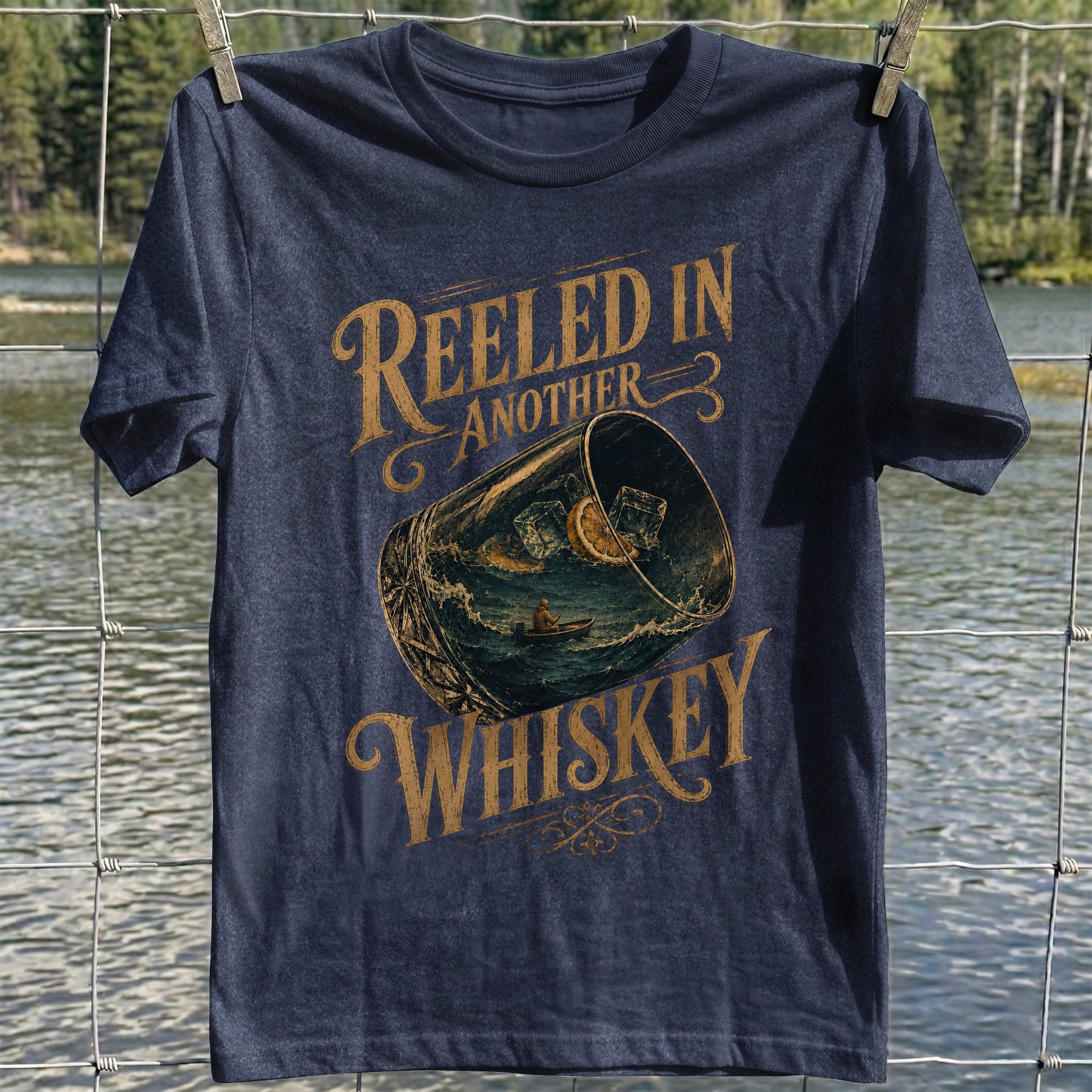 Reeled In Another Whiskey T-shirt