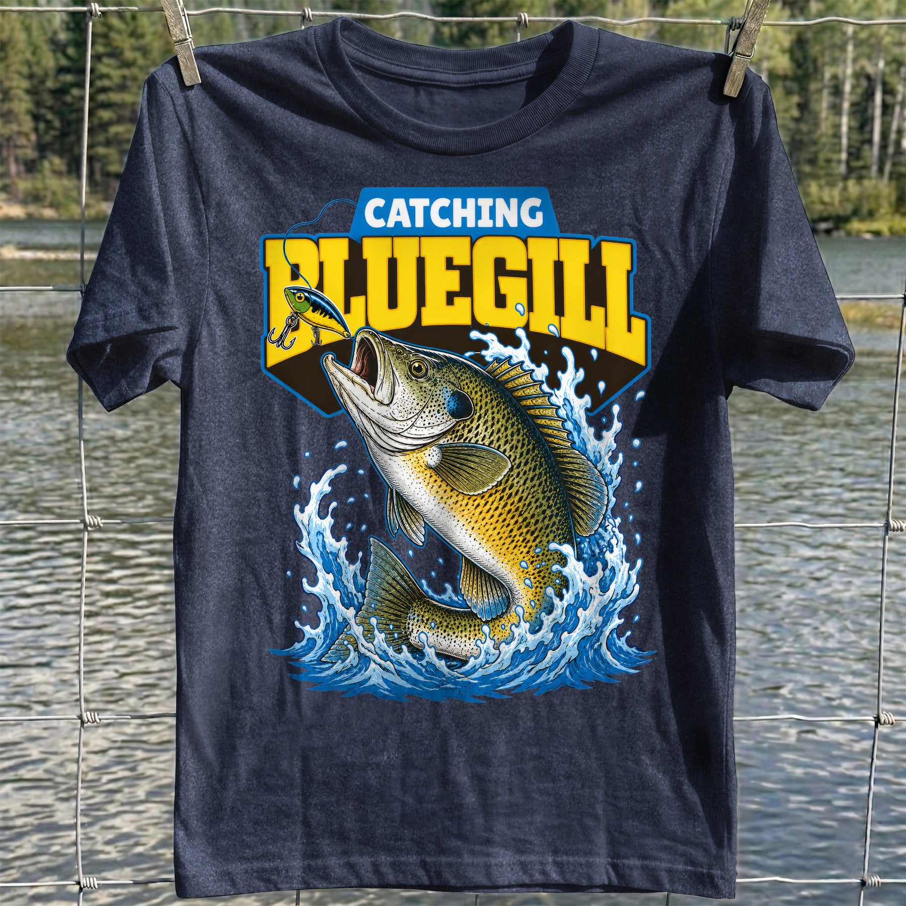 Catching Bluegill T-shirt