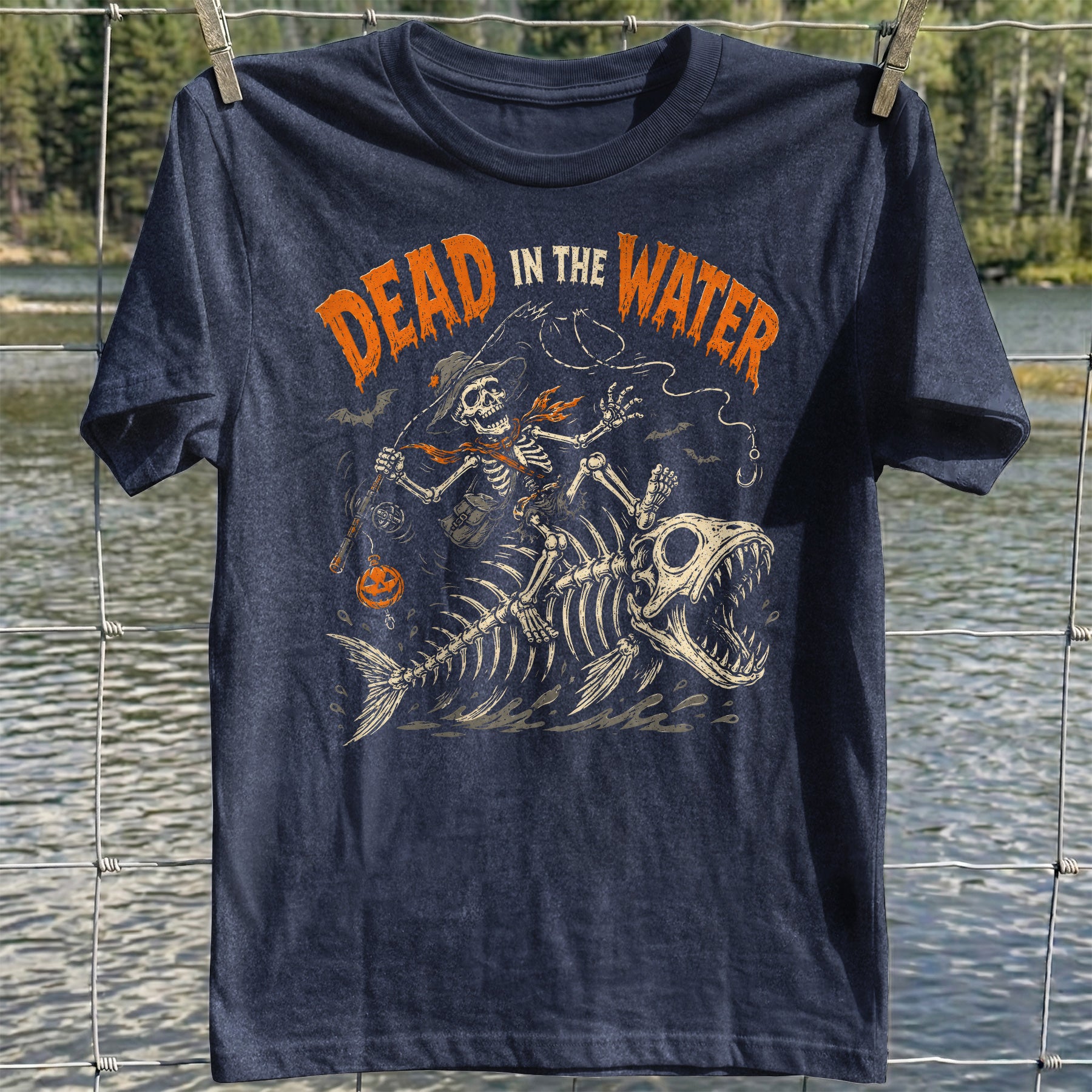 Haunted Deadwater Angler T-Shirt