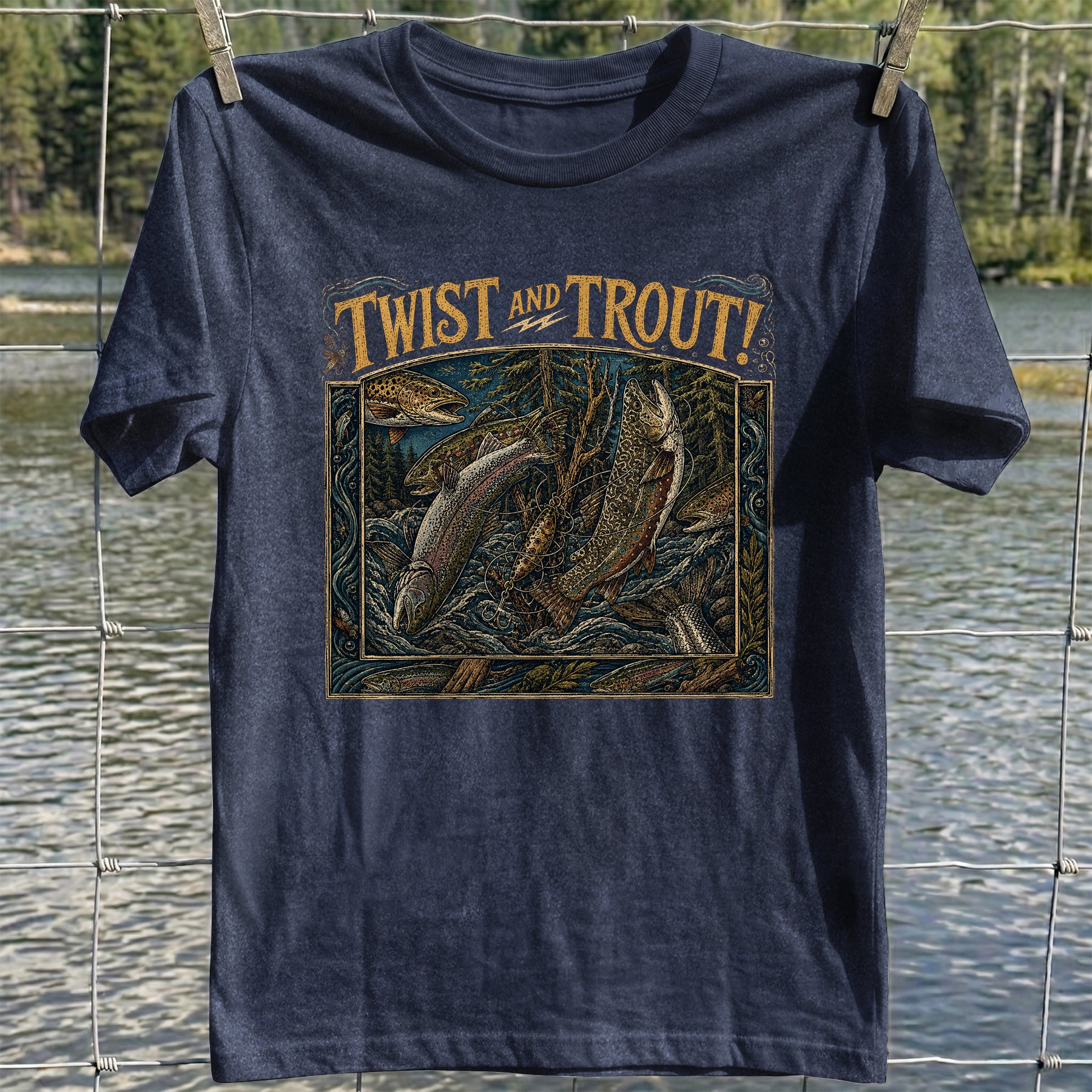 Twist And Trout T-shirt