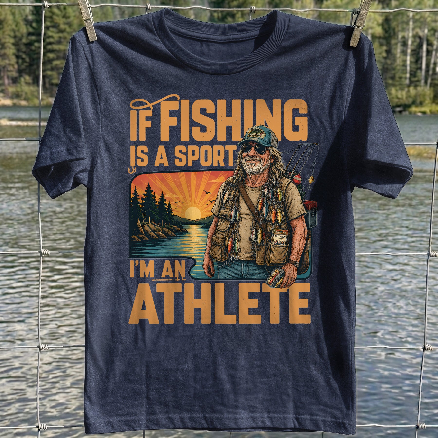 Fishing Athlete T-shirt