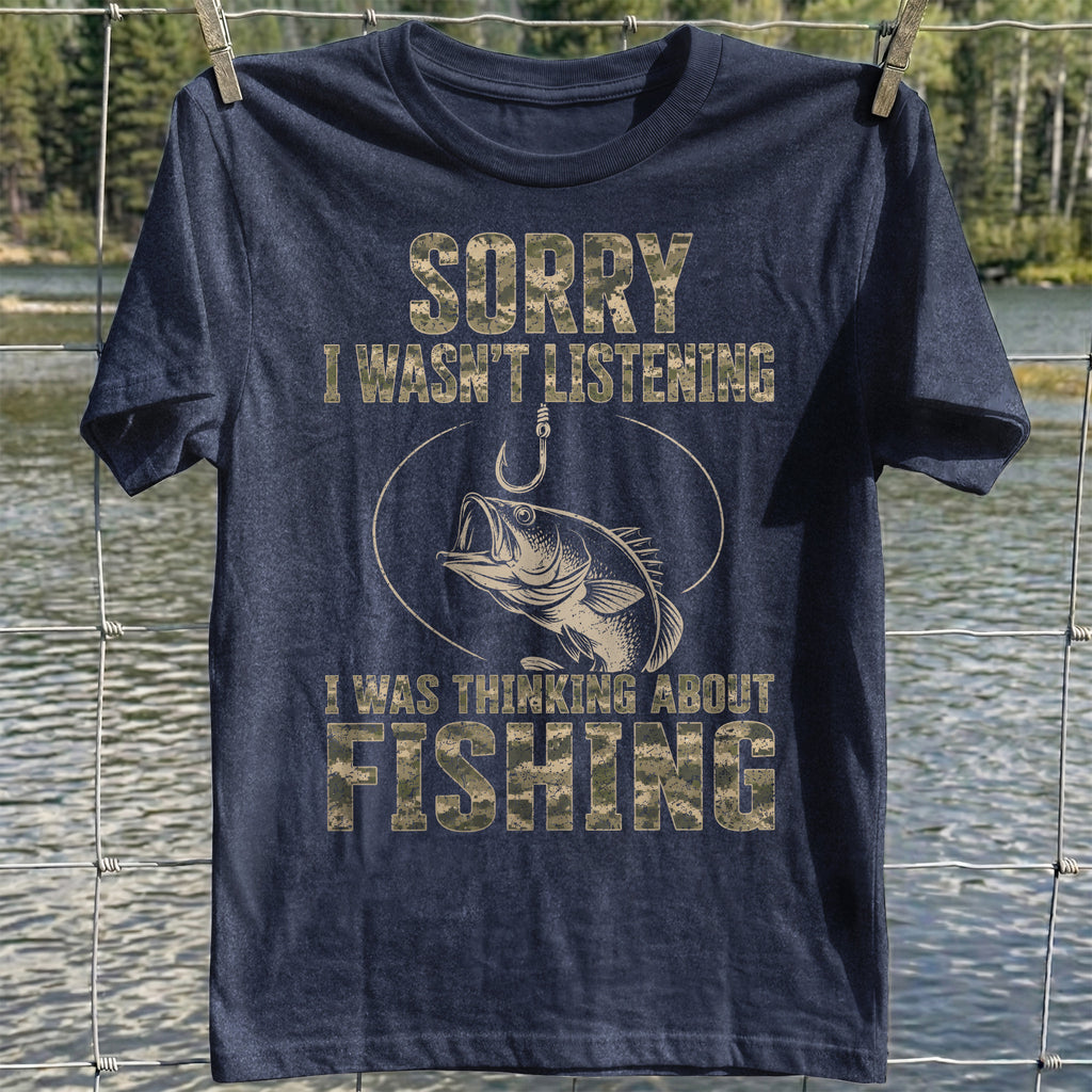 Thinking Fishing T-shirt