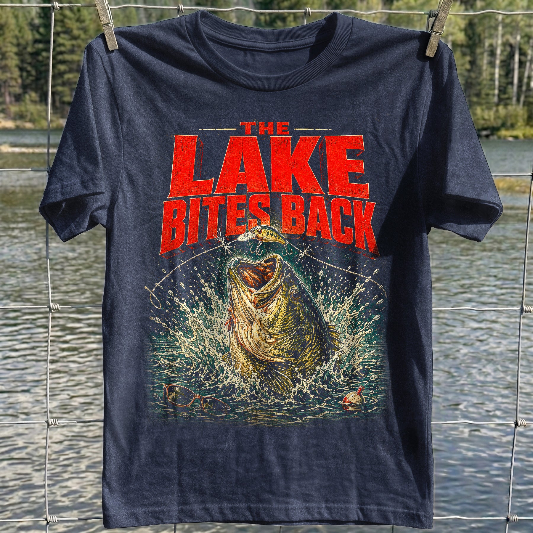 Lake Bites Back T-shirt