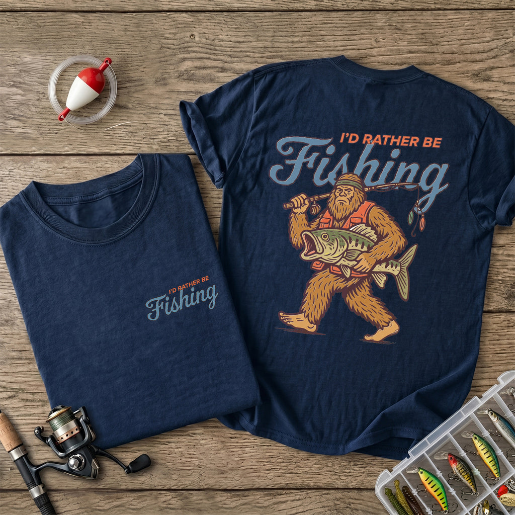 Sasquatch Fishing Shirt