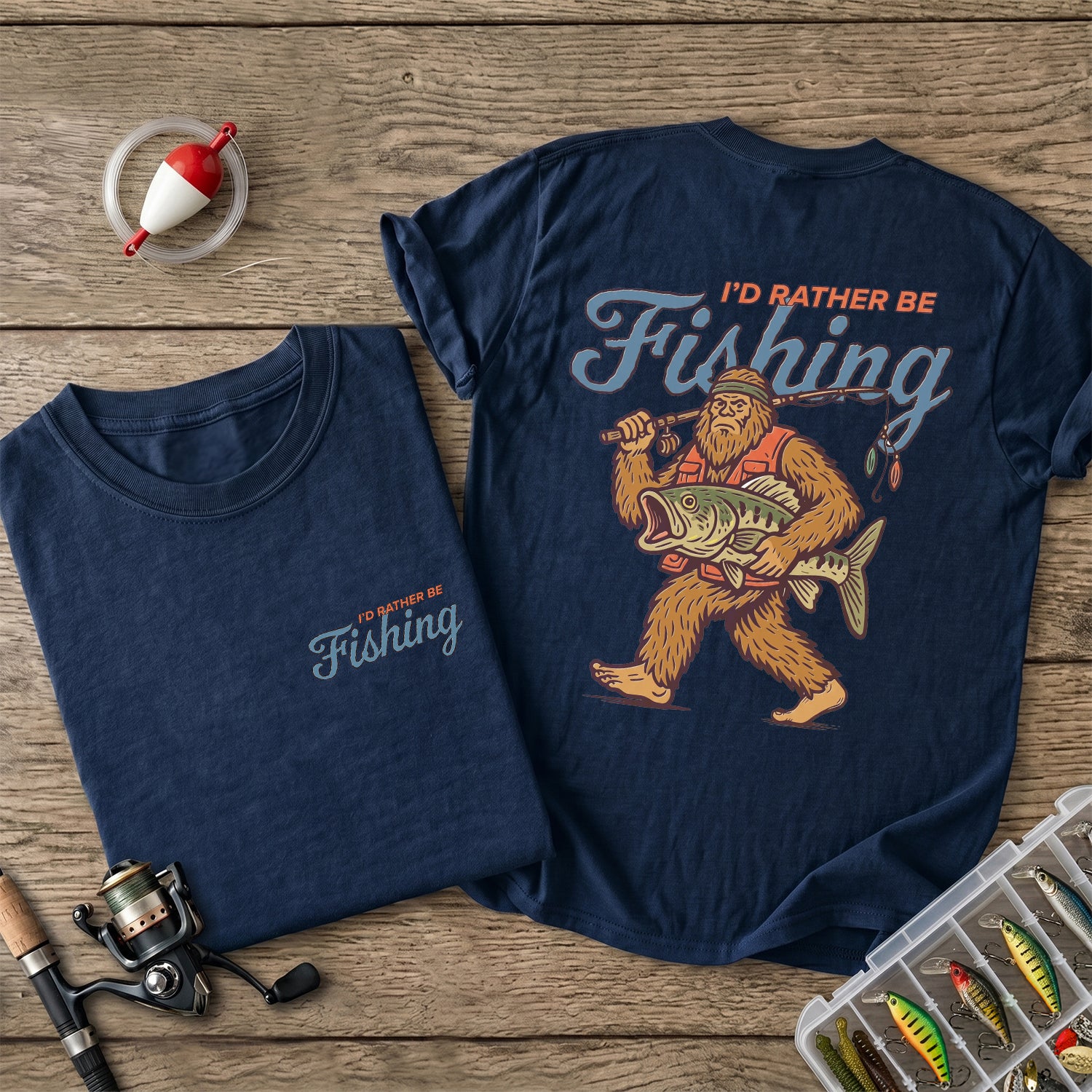 Sasquatch Fishing Shirt