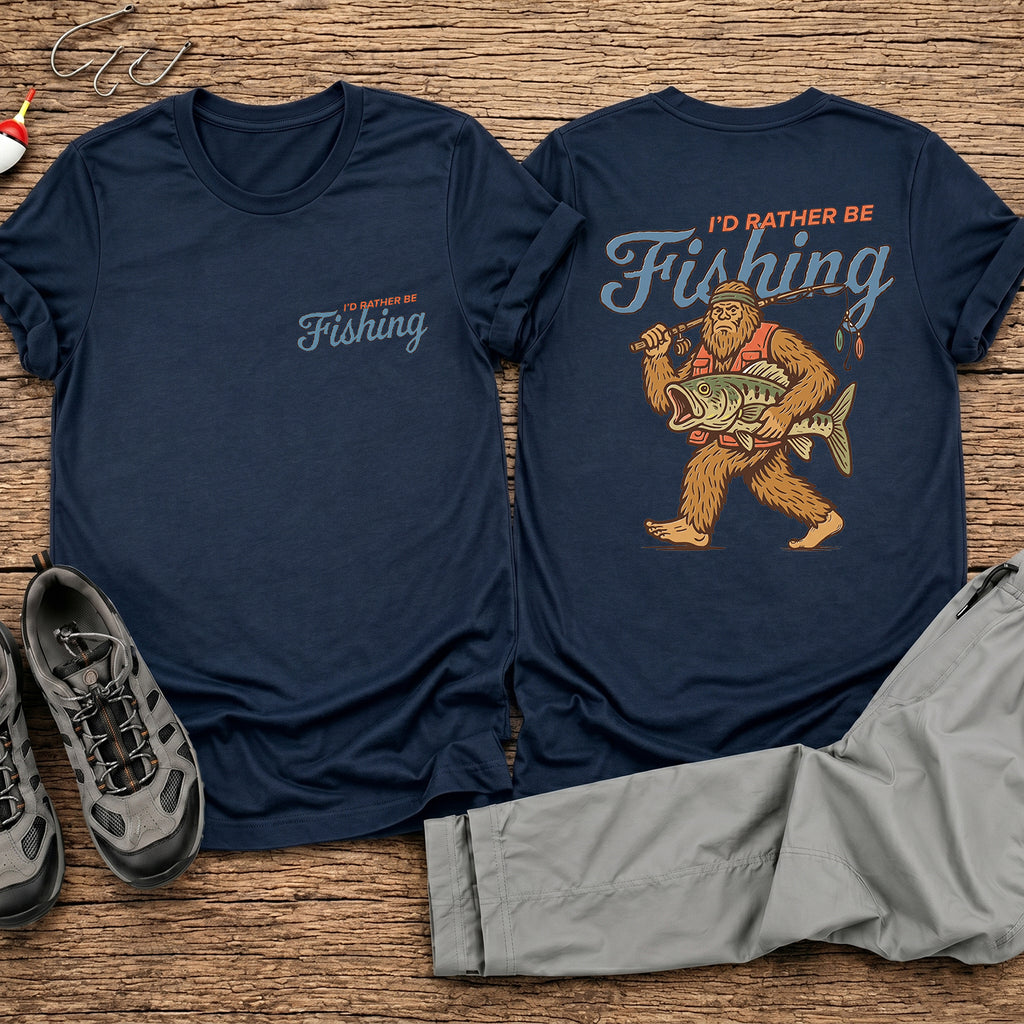 Sasquatch Fishing Shirt