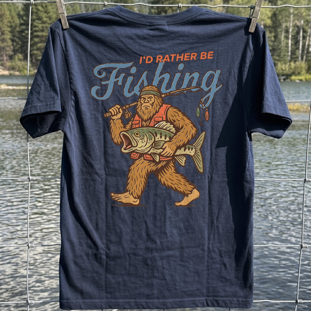 Sasquatch Fishing Shirt