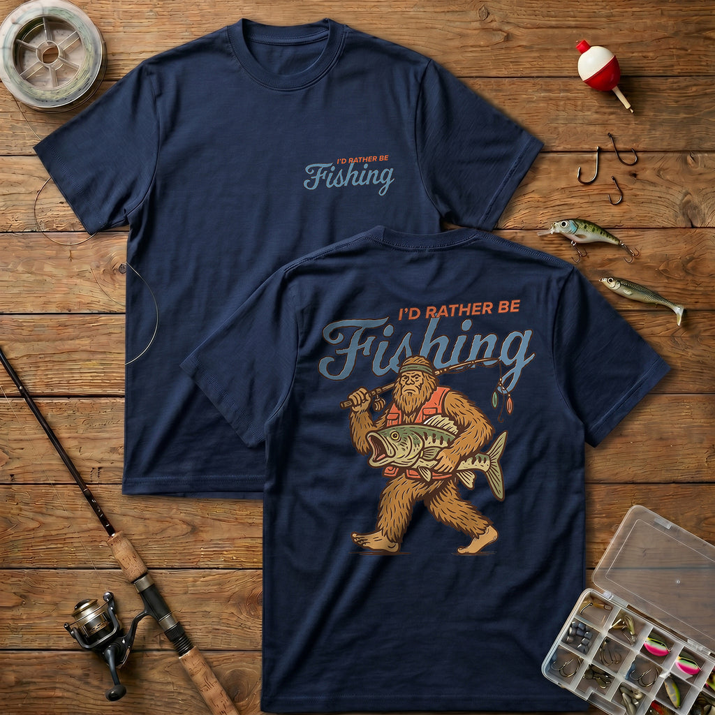 Sasquatch Fishing Shirt