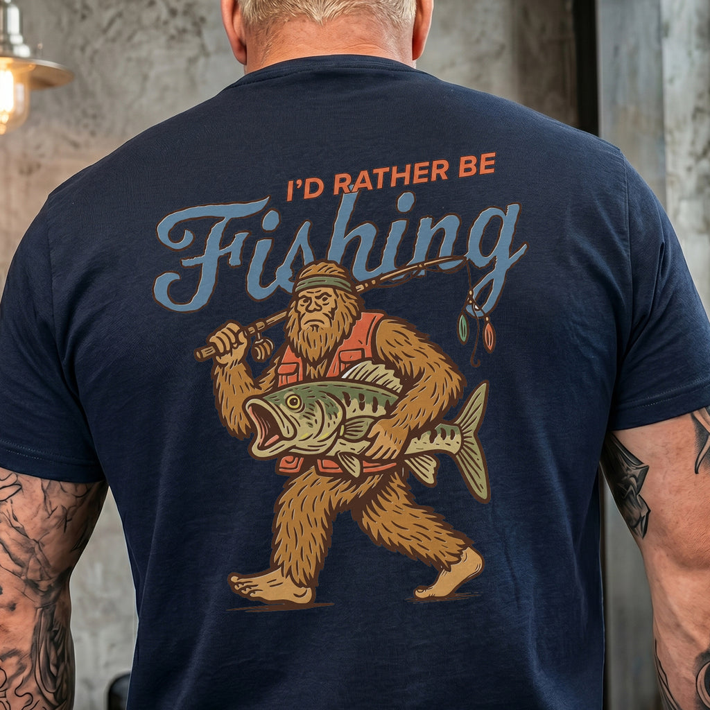 Sasquatch Fishing Shirt