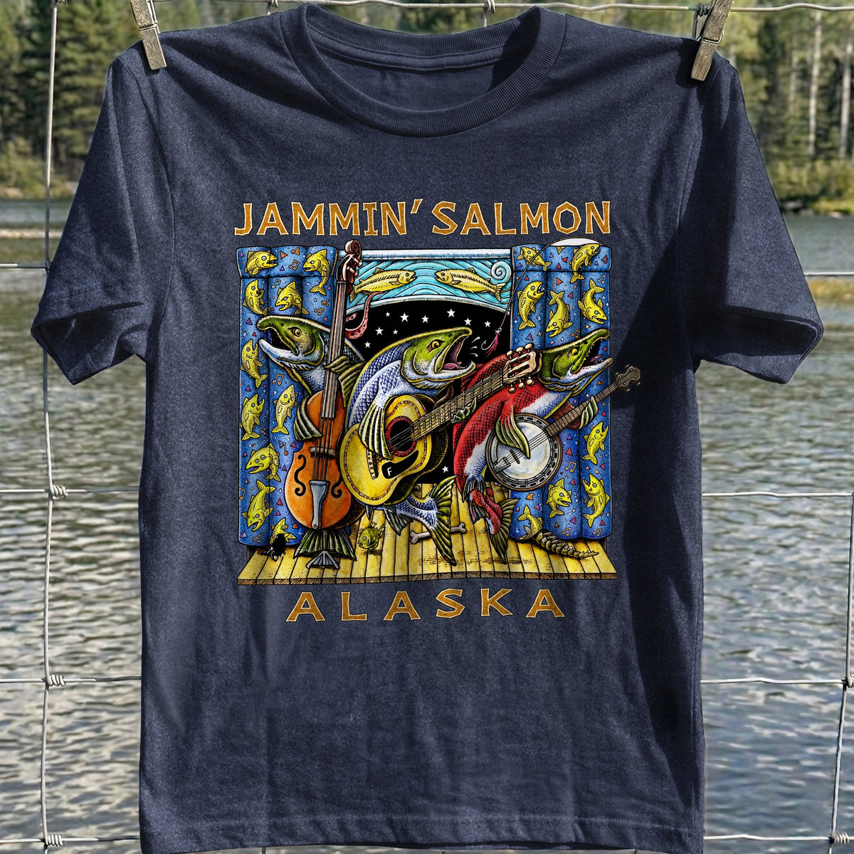 Jammin' Salmon Alaska T-Shirt