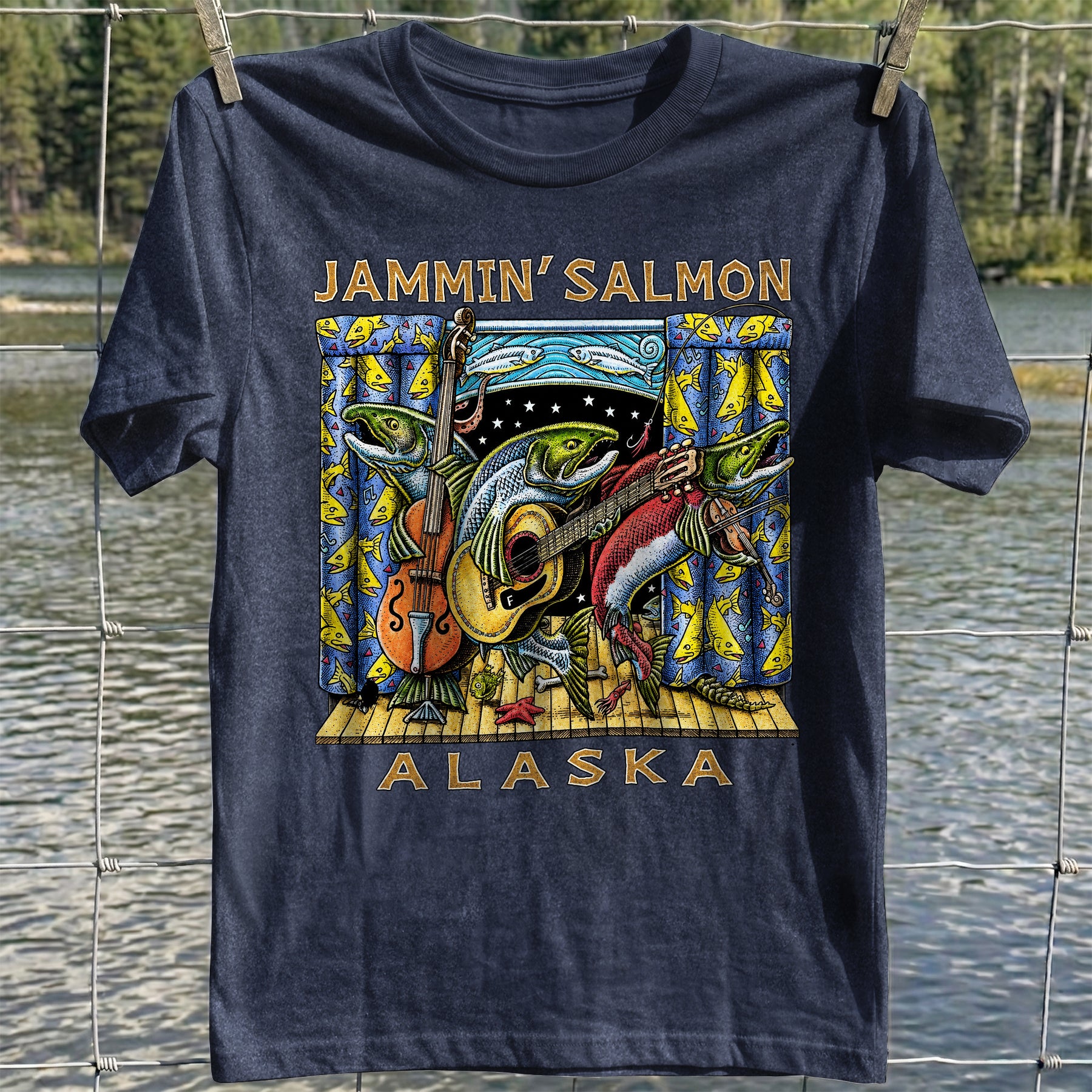 Jammin' Salmon Alaska T-Shirt