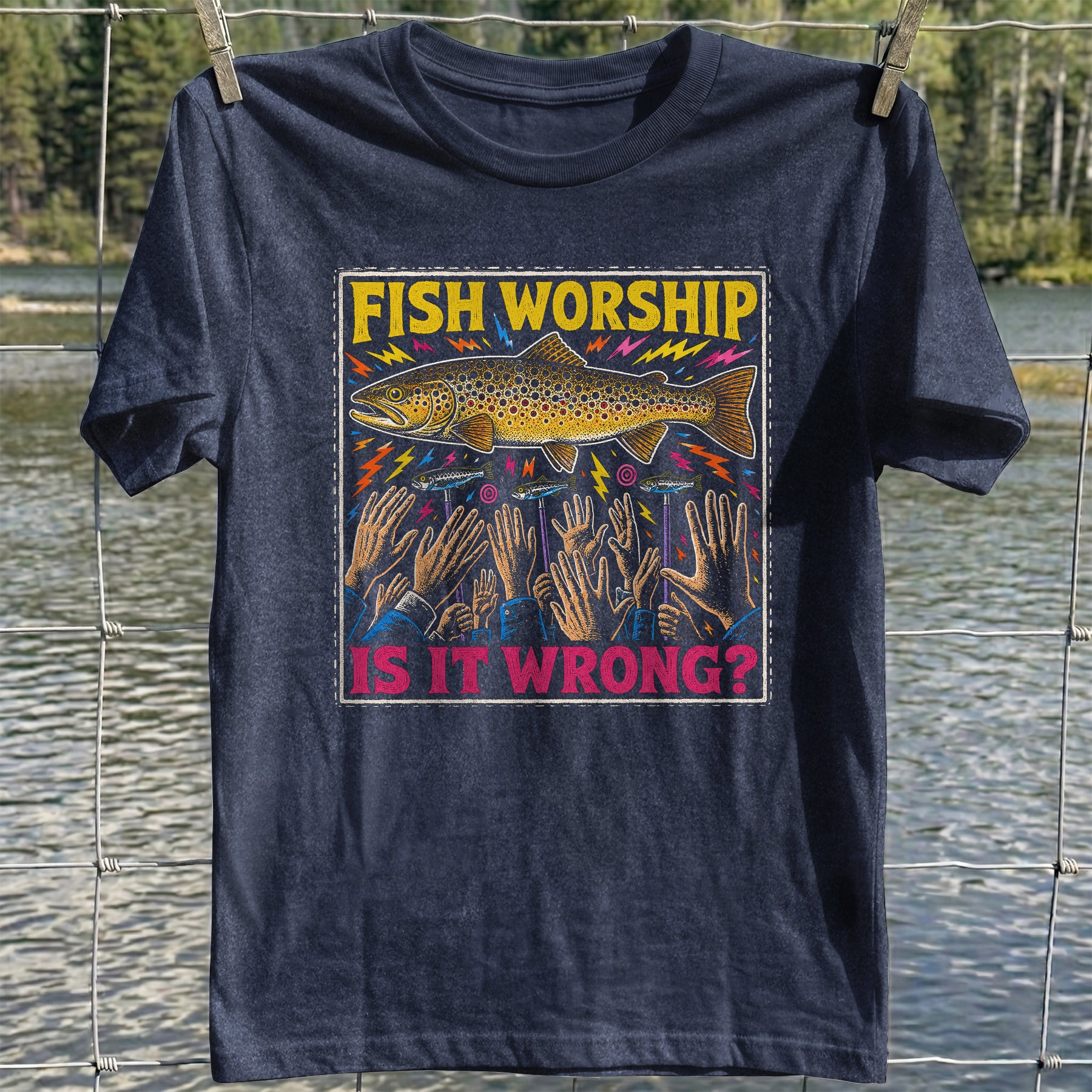 Fish Worship T-shirt