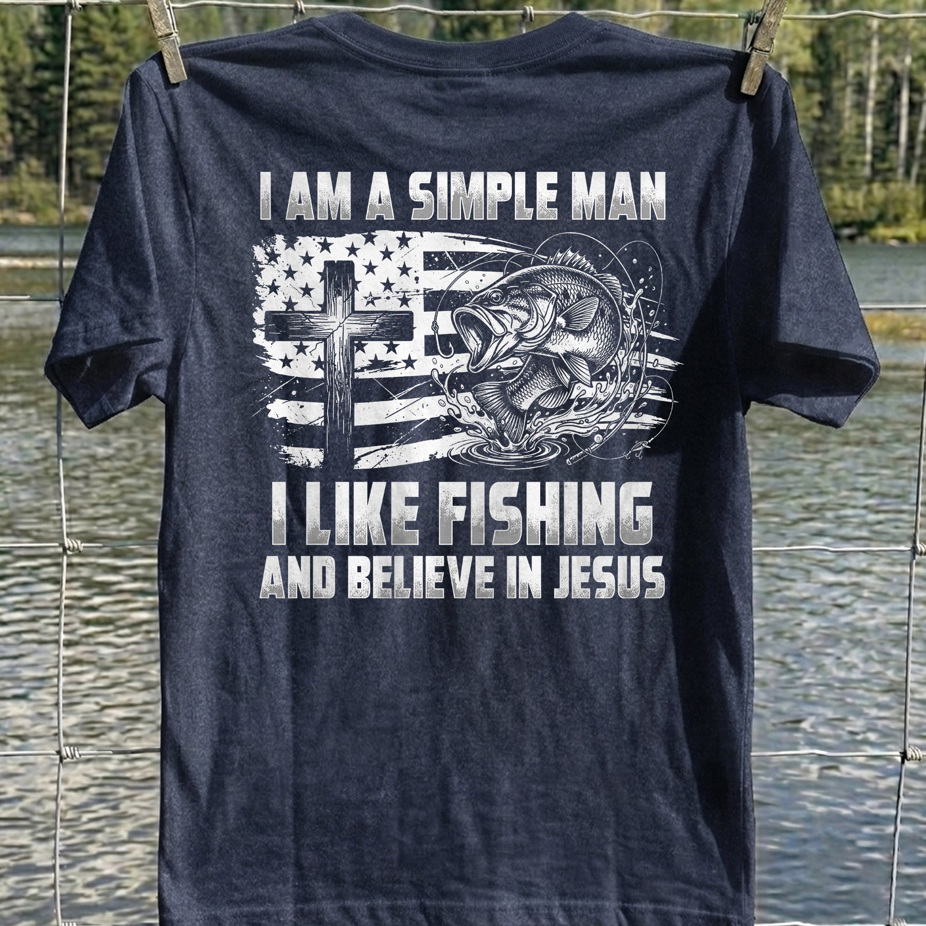 Fishing Jesus T-Shirt