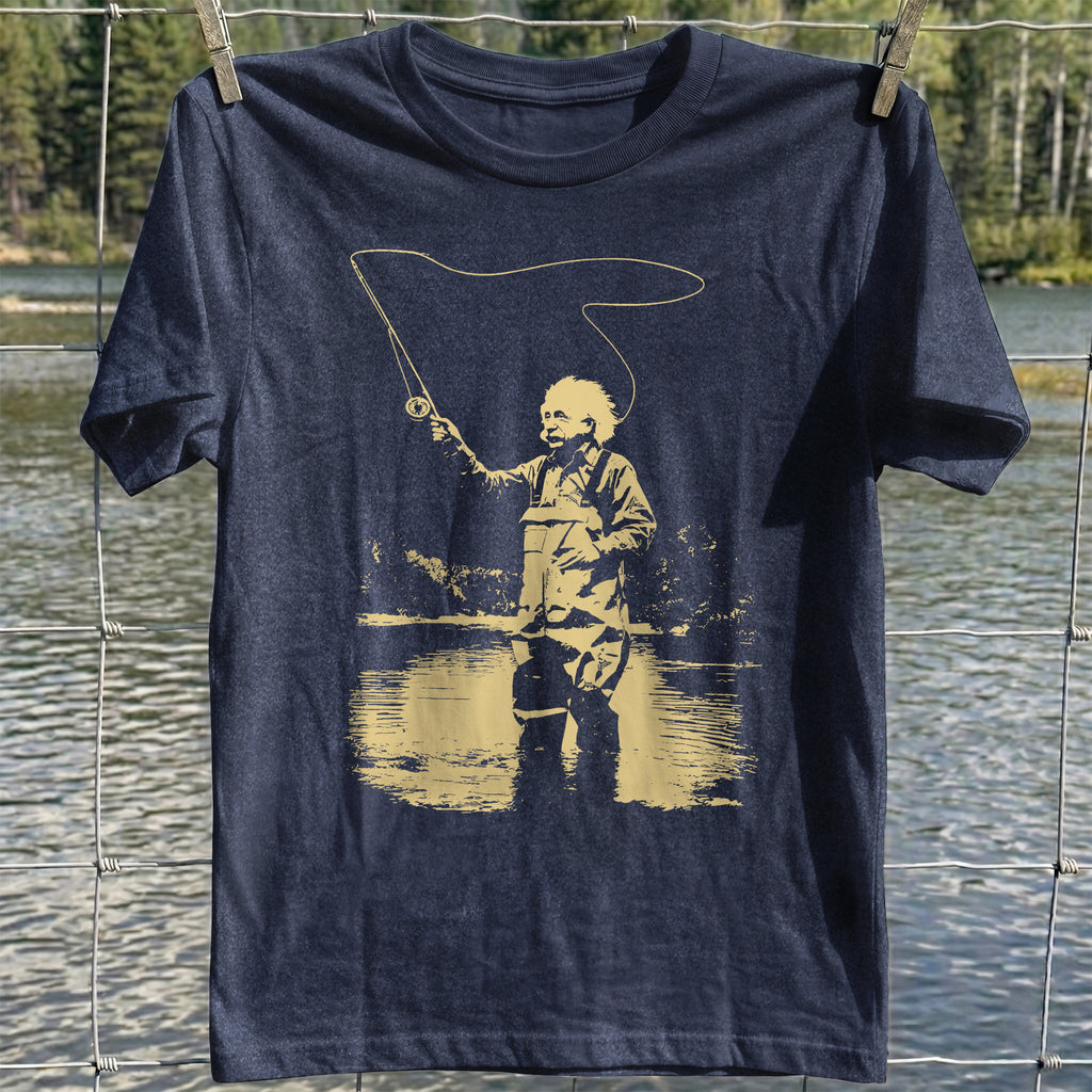 Einstein Fishing T-Shirt