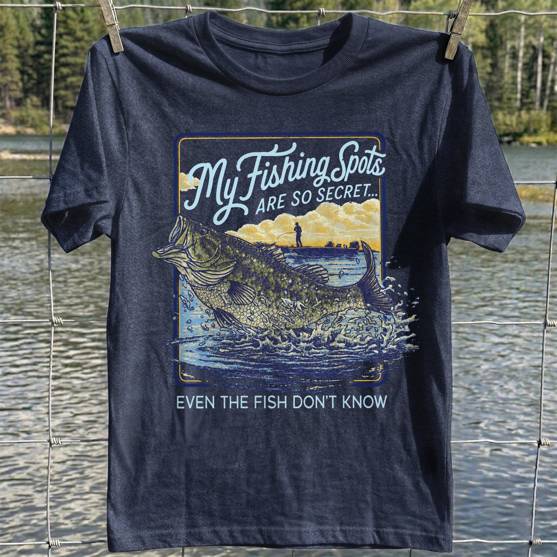 Secret Fishing Spots T-Shirt