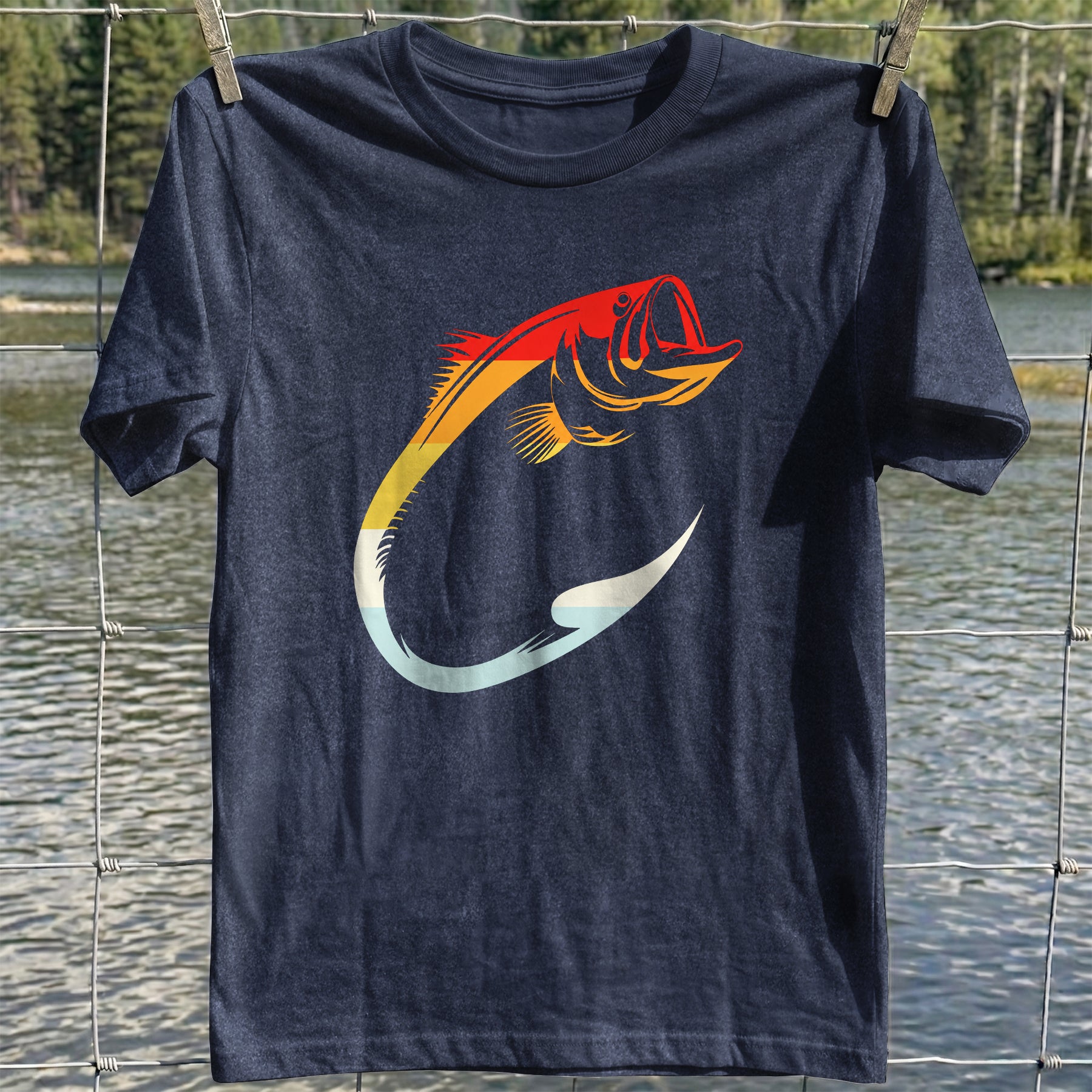 Retro Hook Bass T-Shirt