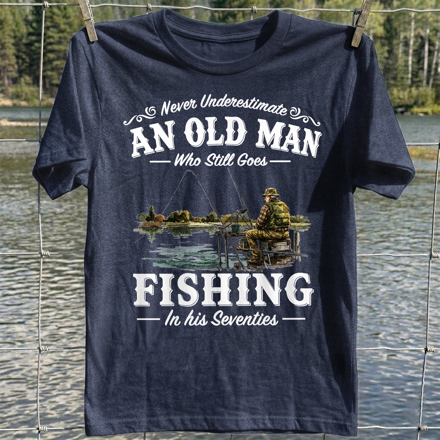 Seventies Fishing T-shirt
