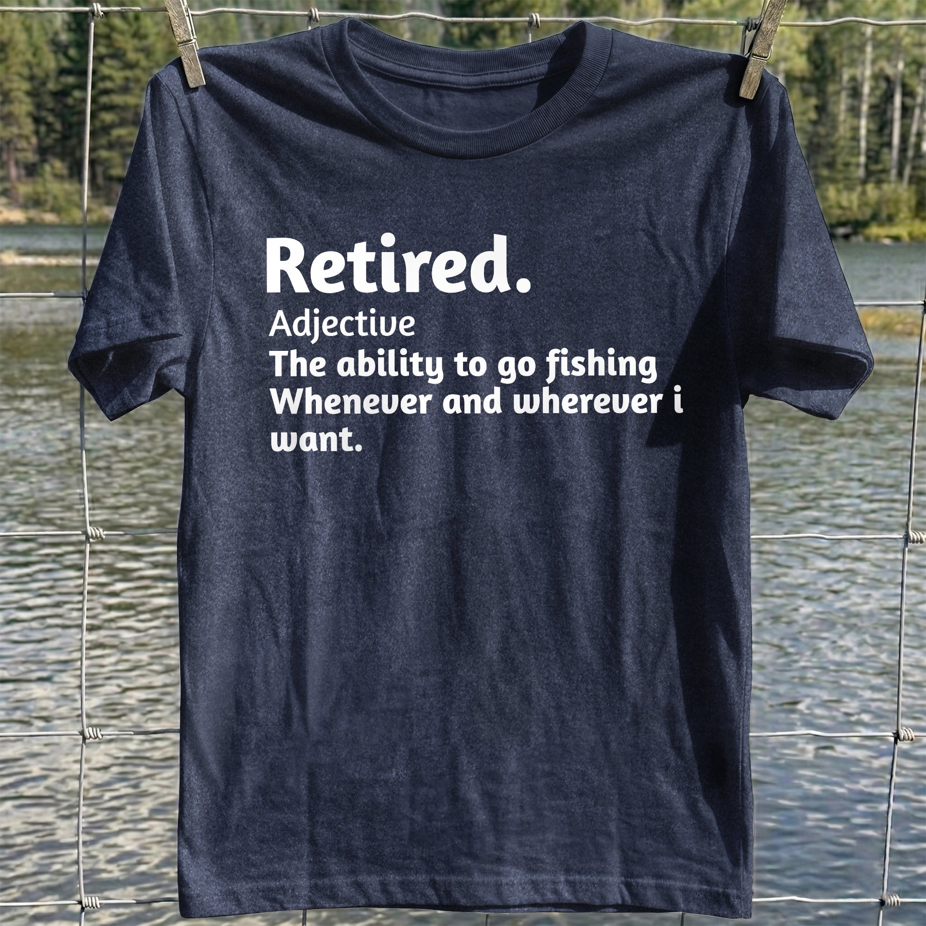 Retired Fishing T-shirt