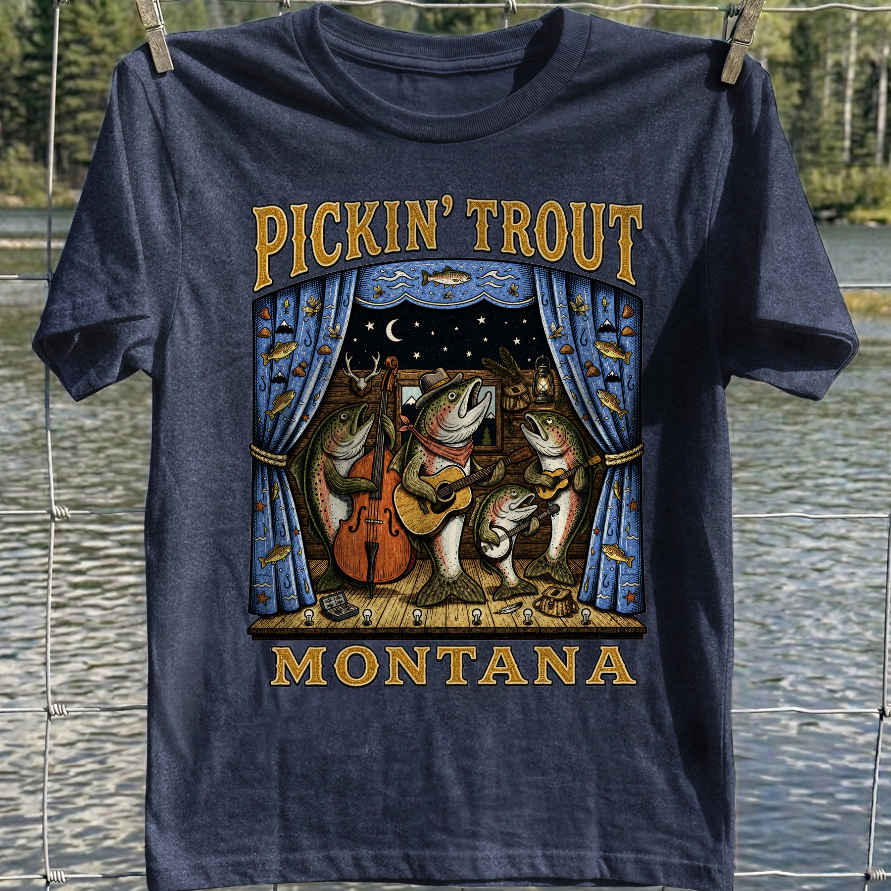Pickin' Trout Montana T-Shirt