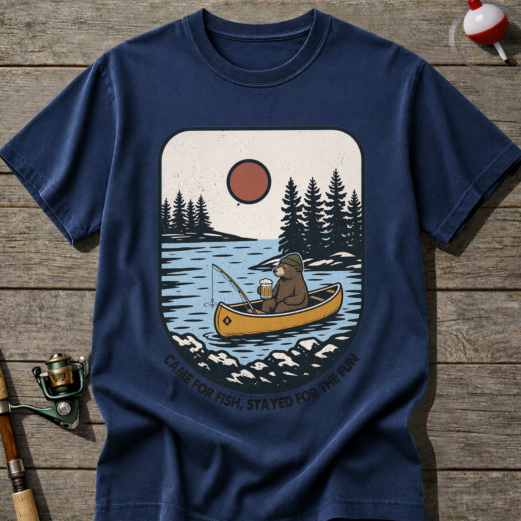 Chill Bear Fishing T-Shirt