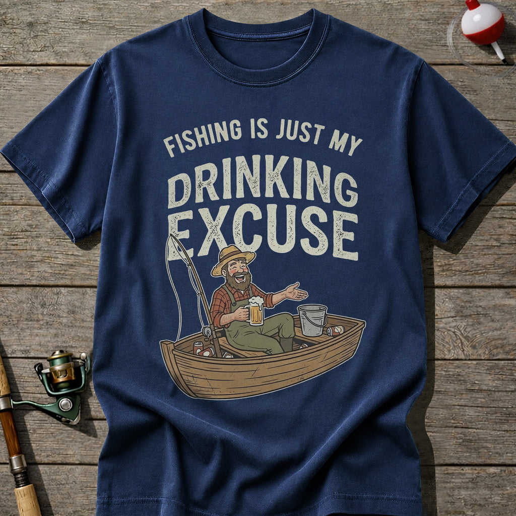 Fishing Is My Drinking Excuse T-Shirt