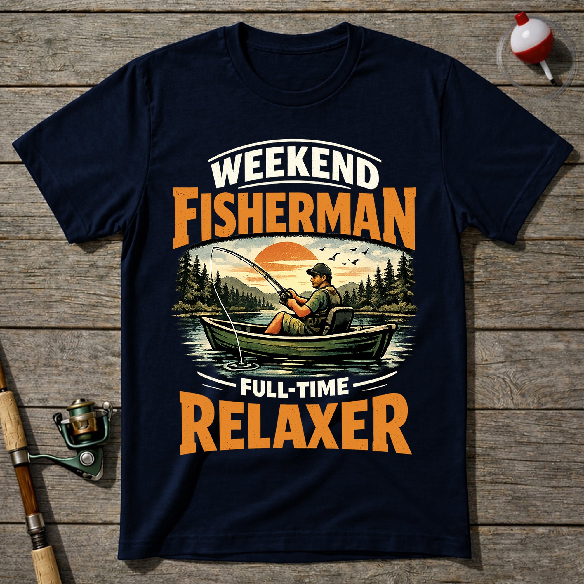 Weekend Fisherman Full Time Relaxer T-Shirt