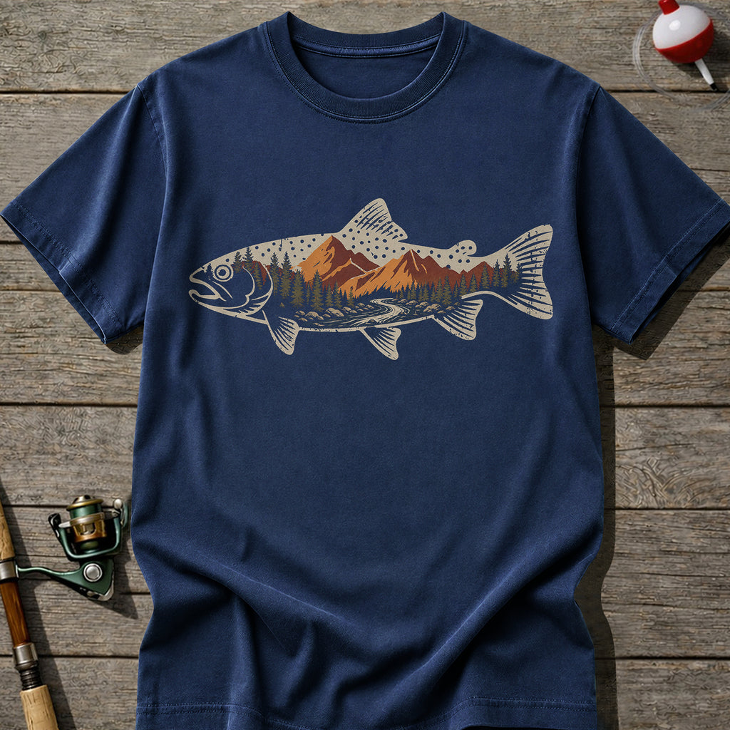 Mountain Fish T-shirt