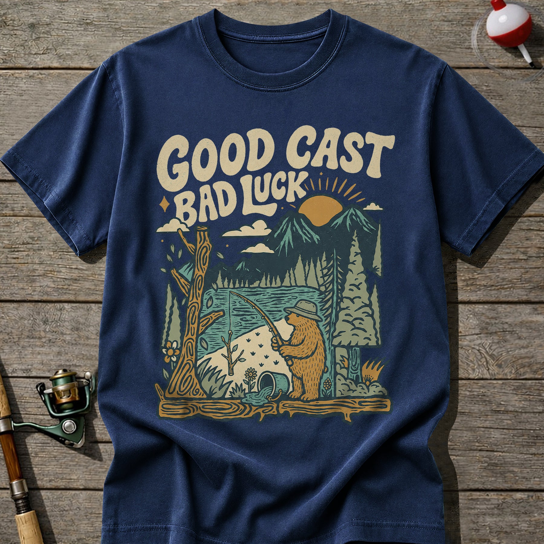 Good Cast Bad Luck T-Shirt
