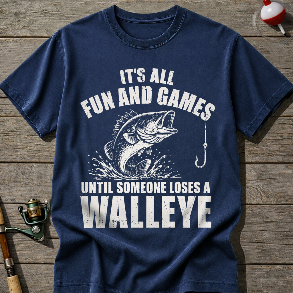 Funny Walleye Fishing T-shirt
