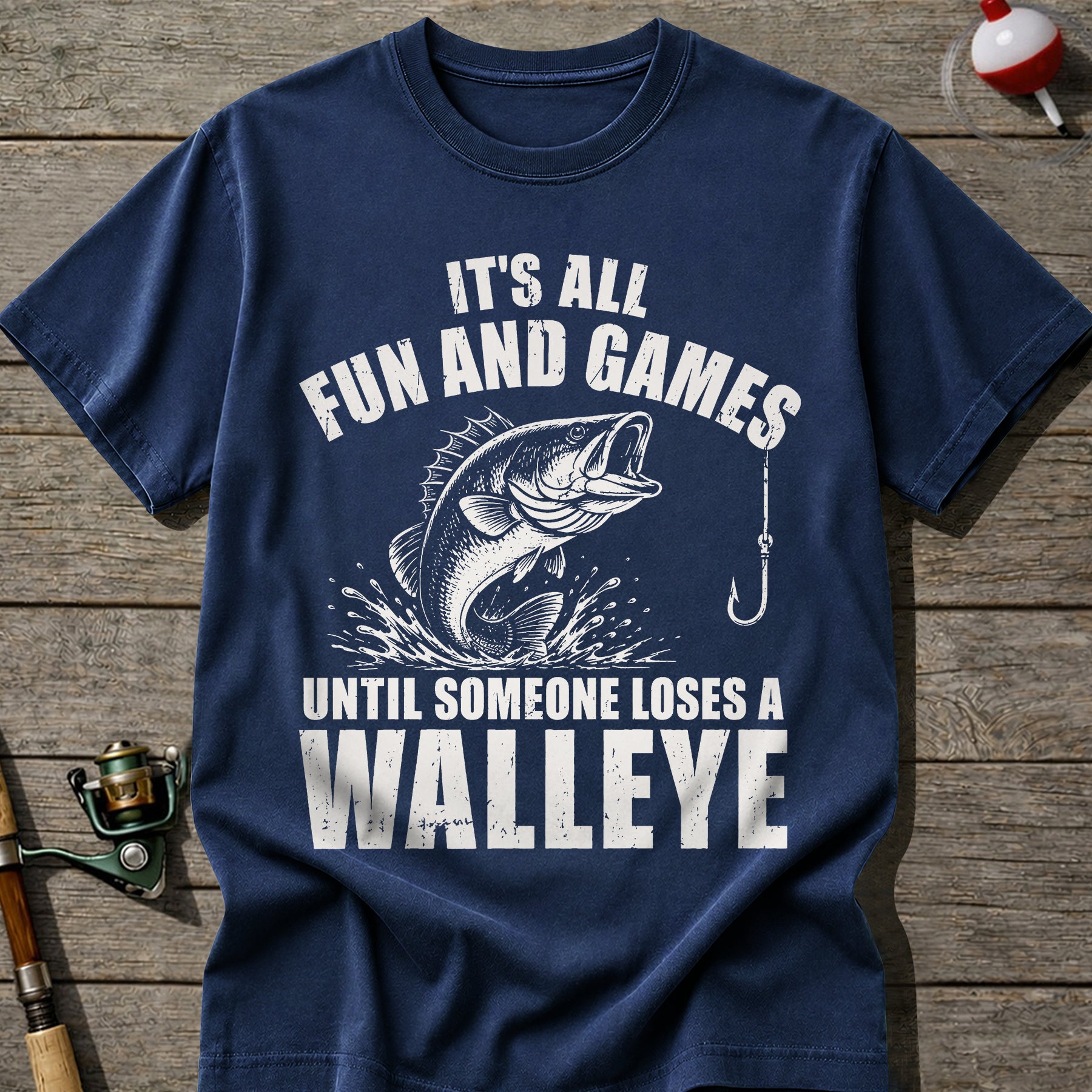 Funny Walleye Fishing T-shirt