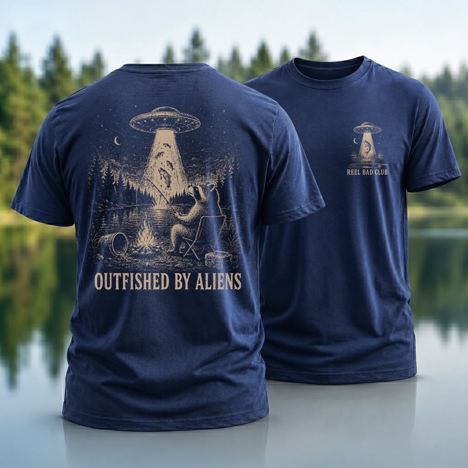 Outfished By Aliens T-shirt