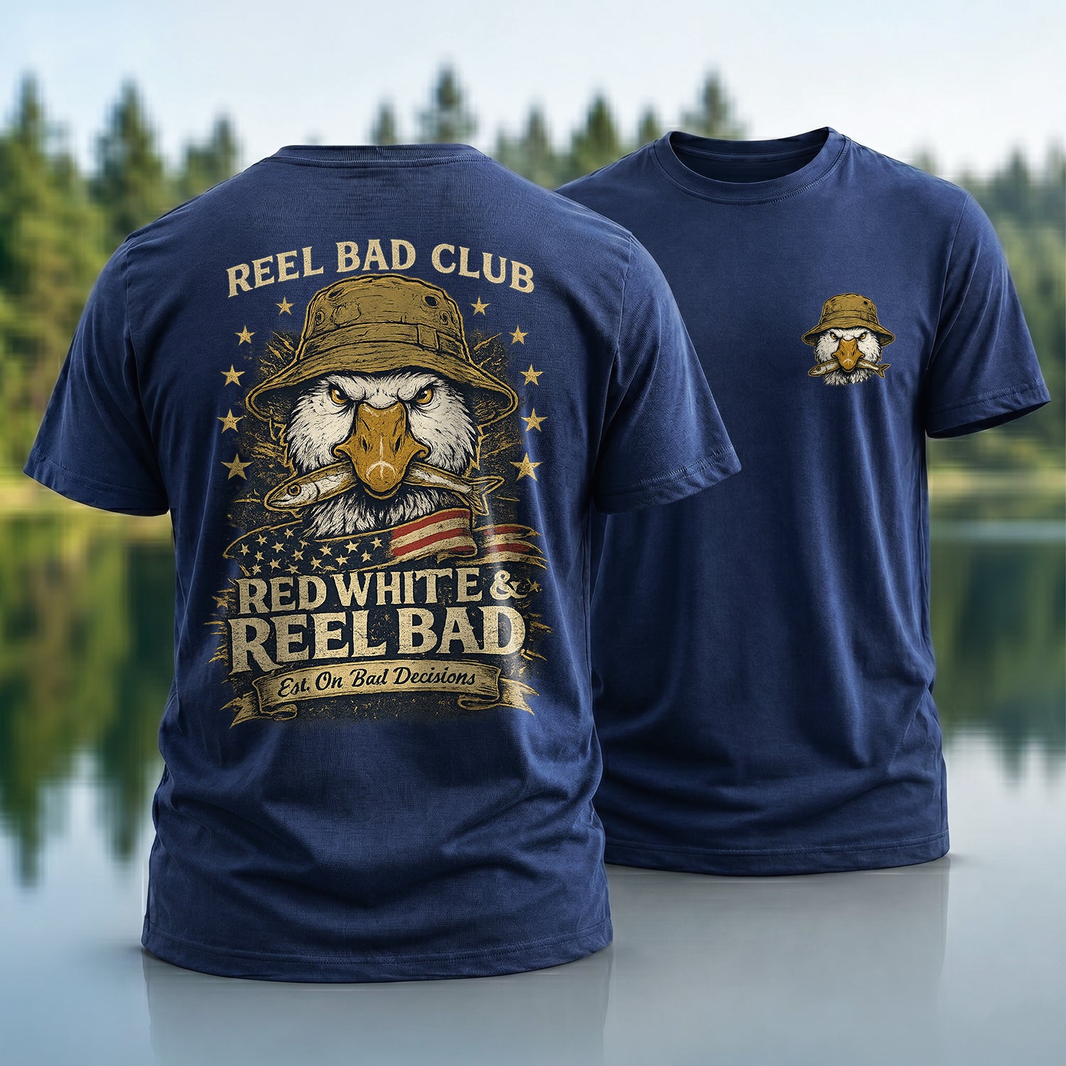 Reel Red & White T-Shirt