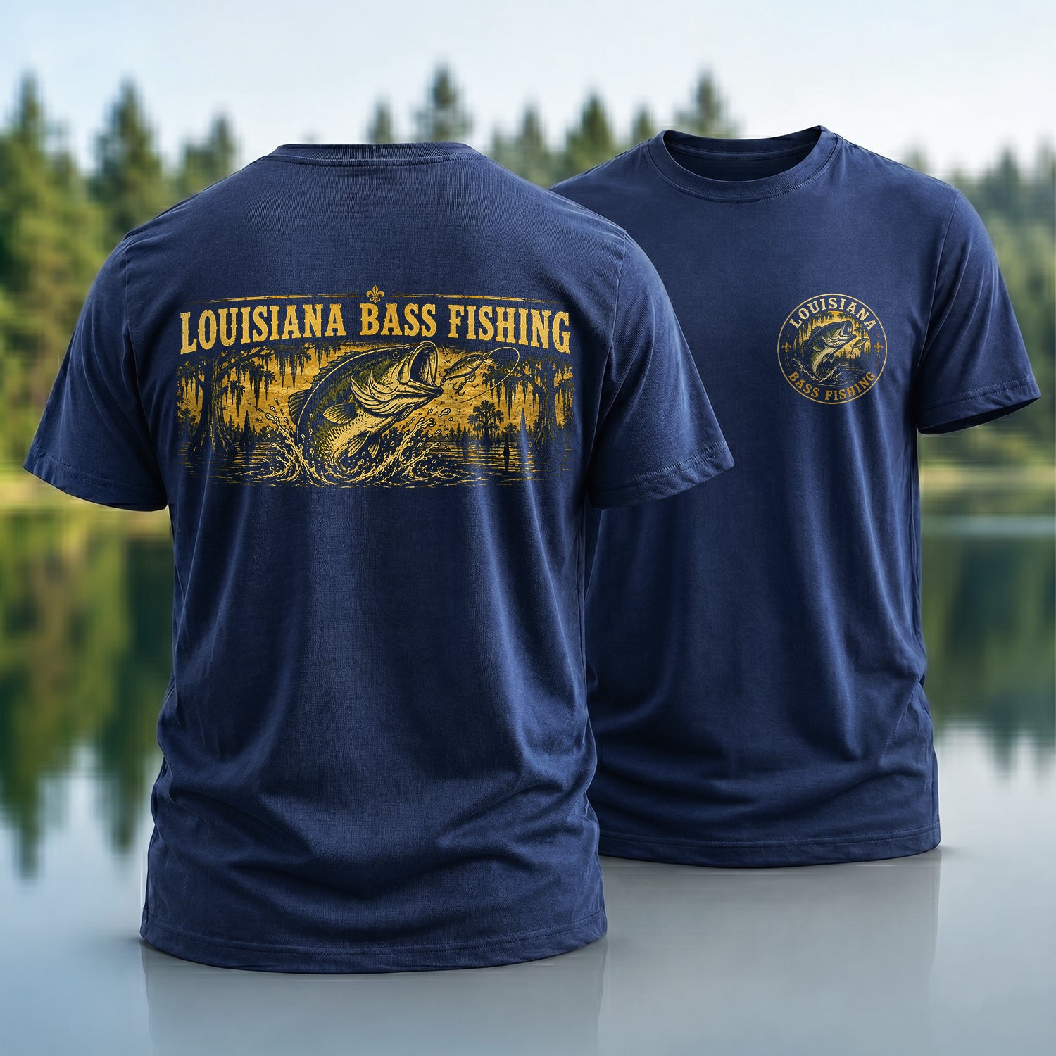 Louisiana Bass Fishing T-shirt