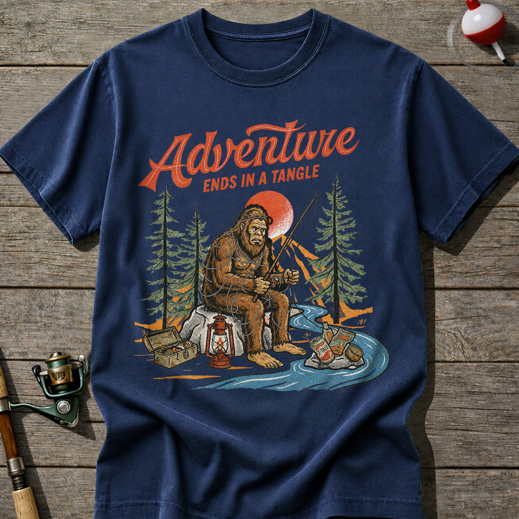 Bigfoot Fisherman T-shirt