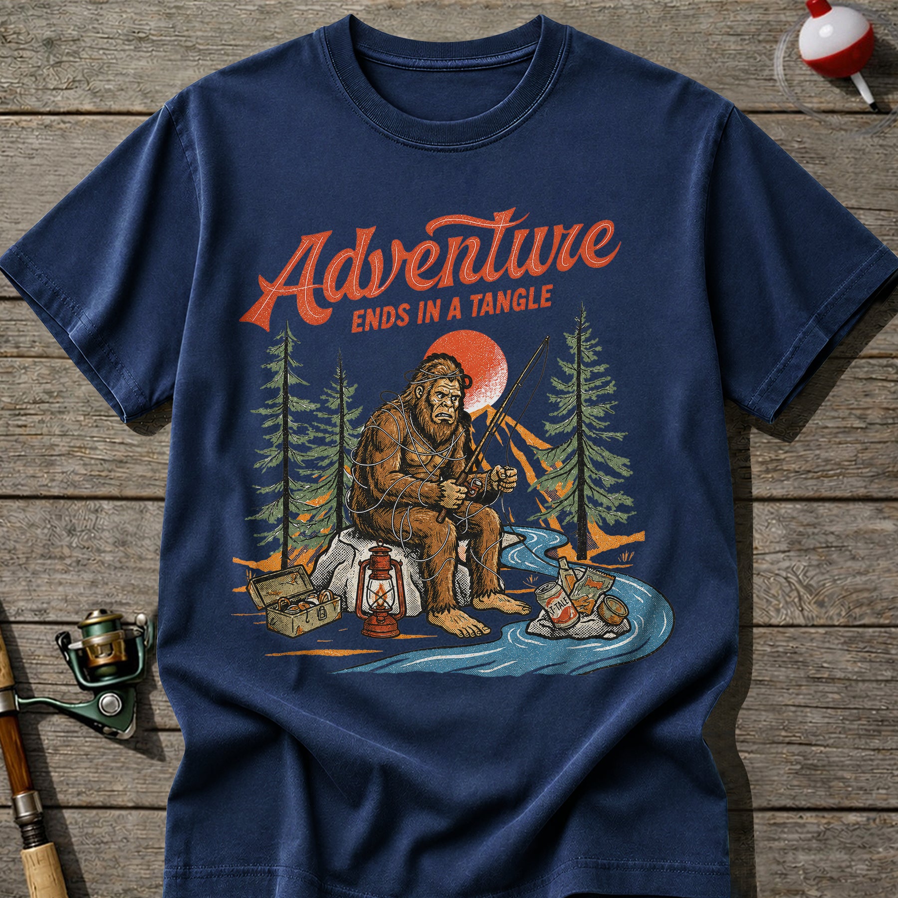 Bigfoot Fisherman T-shirt