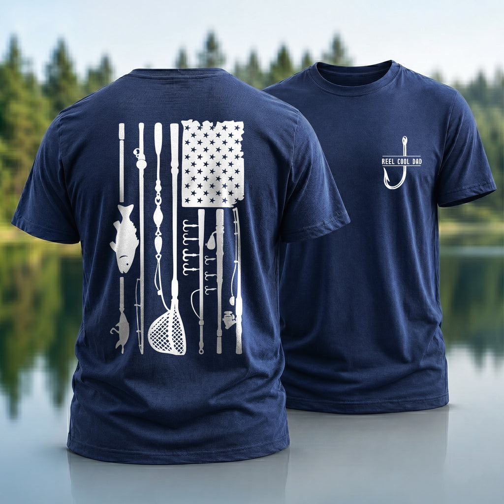 Patriotic Fishing T-Shirt