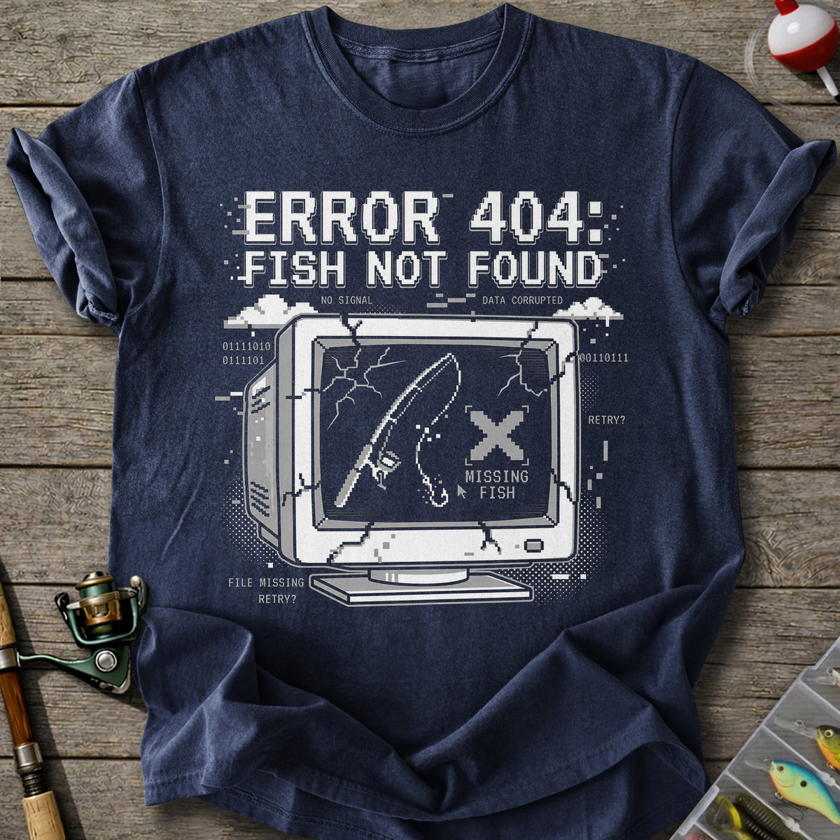 Error 404 Fish Not Found T-Shirt
